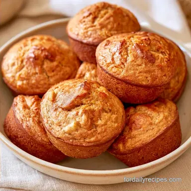 Banana Wheat Muffins in 32 Minutes