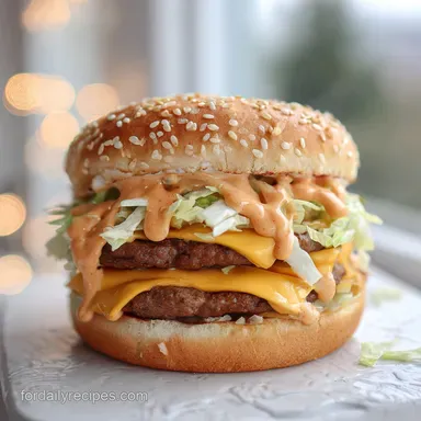 Big Mac Sauce Recipe Make-Ahead Creamy Recipe Card