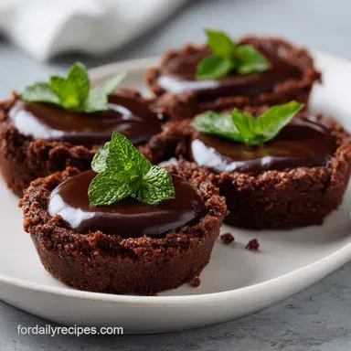 Mini Chocolate Tartlets in 30 Minutes Recipe Card