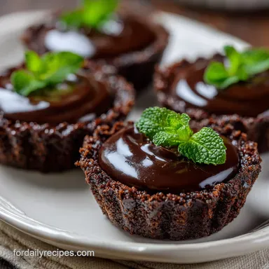 Mini Chocolate Tartlets in 30 Minutes