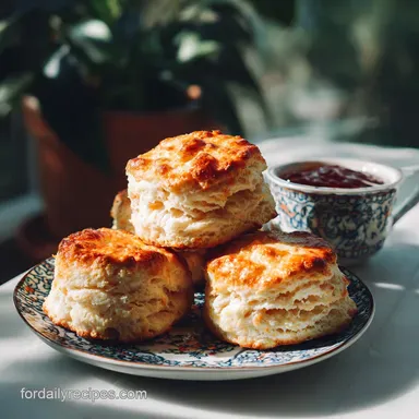 Buttermilk Biscuits Recipe for Fluffy Layers Recipe Card