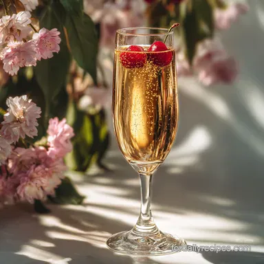 Champagne Cocktail for New Year's Eve in 3 Minutes Recipe Card