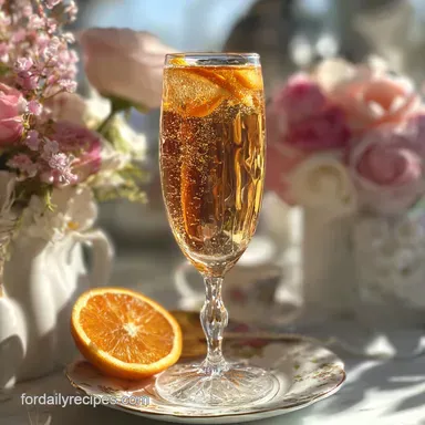 Champagne Cocktail for New Year's Eve in 3 Minutes
