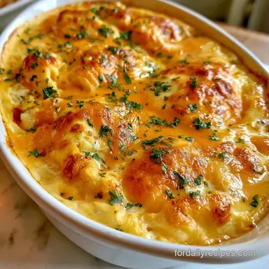 Cheesy Baked Eggs in 18 Minutes Recipe Card