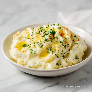 Cheesy Mashed Potatoes in 25 Minutes with Sharp Cheddar Recipe Card