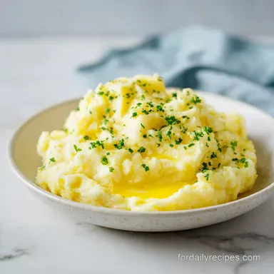 Cheesy Mashed Potatoes in 25 Minutes with Sharp Cheddar