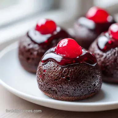 Cherry Brownie Bombs: Party-Ready