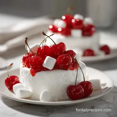 Cherry Cheesecake Fluff Recipe: No-Bake