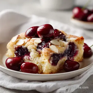 Cherry Pie Bars with Almond Glaze: Baked in 50 Minutes Recipe Card