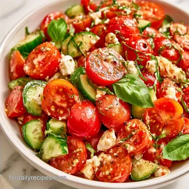 Cherry Tomato Salad in 10 Minutes