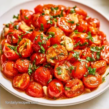 Cherry Tomato Sauce in 20 Minutes