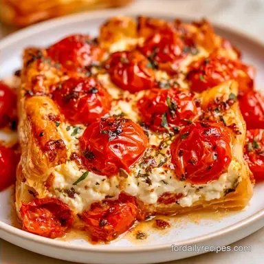 Cherry Tomato Tart with Puff Pastry