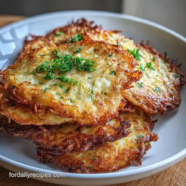 potato pancakes recipe: Crispy and Tender in 35 Minutes