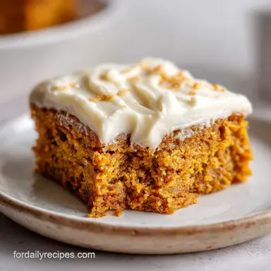 Pumpkin Bars with Cream Cheese Frosting: A Tender Heritage Recipe