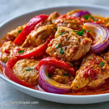 Coconut Red Curry Chicken in 30 Minutes Recipe Card