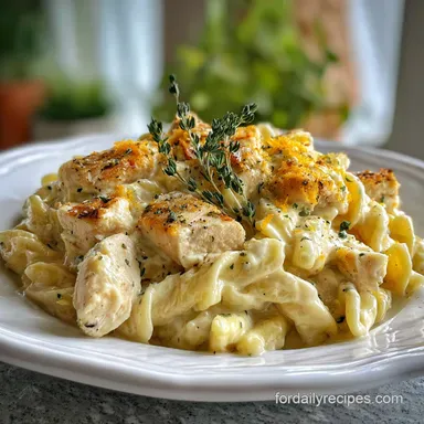 Cottage Cheese Chicken Alfredo in 30 Minutes