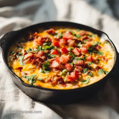 Cowboy Queso with Ground Beef in 35 Minutes Recipe Card