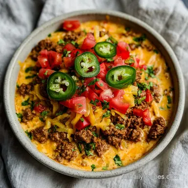 Cowboy Queso with Ground Beef in 35 Minutes