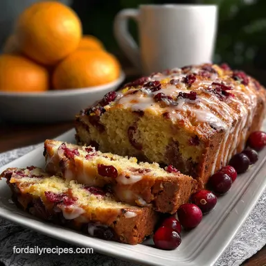 Cranberry Orange Bread: Holiday Sweet Bread Recipe