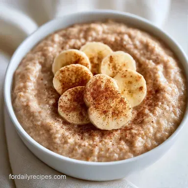 Banana Cream of Wheat in 15 Minutes Recipe Card