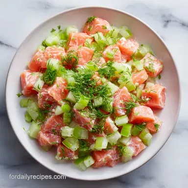 Salmon Salad in 15 Minutes Recipe Card