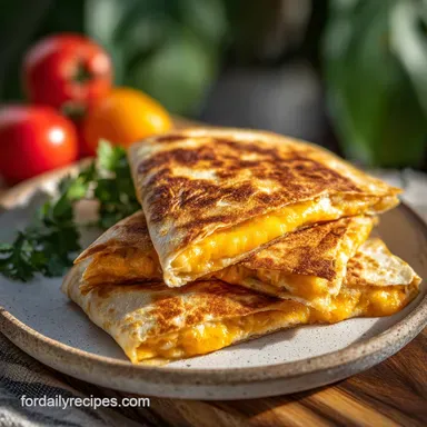 Cheese Quesadilla Recipe in 10 Minutes