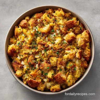 Chicken and Stuffing: Slow-Cooked for 6 Servings