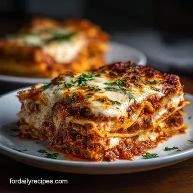 Crockpot Lasagna for 8 Servings: Slow-Cooked Italian Meal