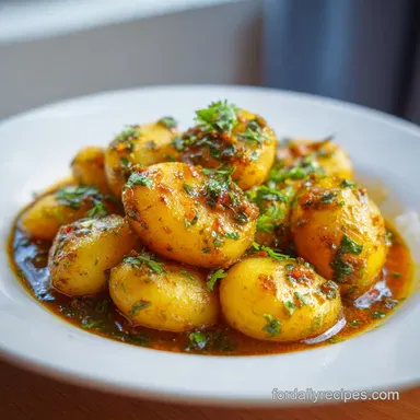 Authentic Persian Potato Curry in 55 Minutes Recipe Card