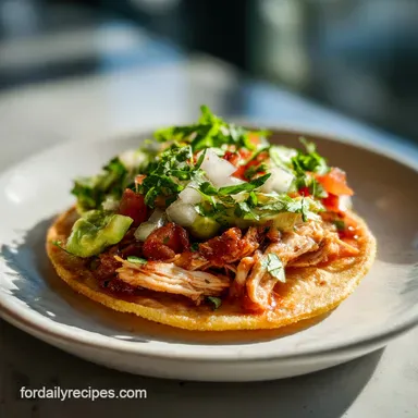 Chicken Tostadas: Crispy Mexican Dinner in 20 Minutes