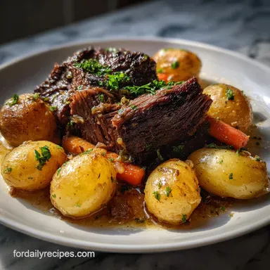 Chuck Roast In Oven: Tender and Velvety Recipe Card