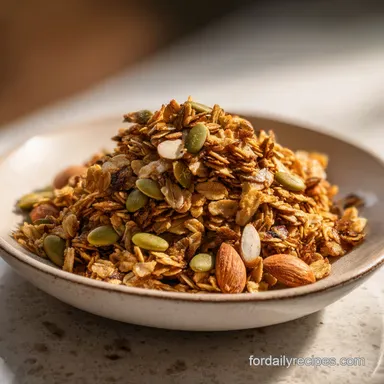Easy Homemade Granola for 20 Servings