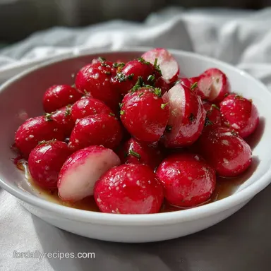 Pickled Radish Recipe: The Ultimate Crispy Quick Pickle Recipe Card