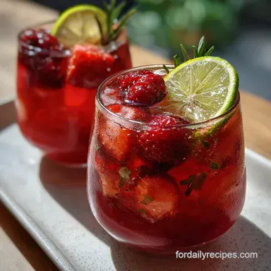 Easy Mocktail Recipes: Two Refreshing Drinks in 20 Mins Recipe Card