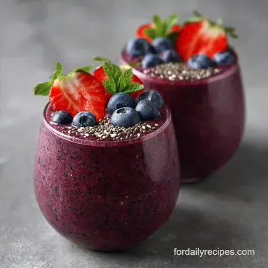 Fiber Rich Morning Smoothie in 5 Minutes