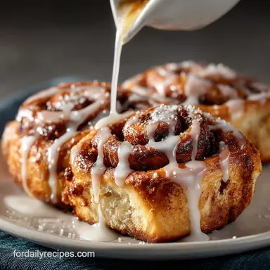 Cinnamon Rolls: Properly Fluffy Scrolls with Zesty Glaze Recipe Card
