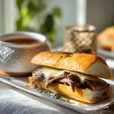 French Dip Sandwich Recipe: Crock Pot Chuck Roast