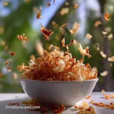 French Fried Onions: Shatteringly Crisp Homemade Recipe Recipe Card