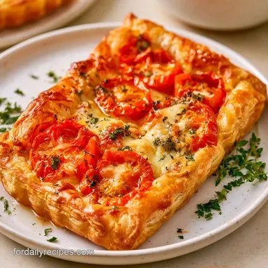 French Tomato Tart with Gruyere Cheese