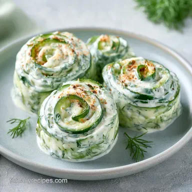 Cucumber Pinwheels: Party-Ready Recipe Card