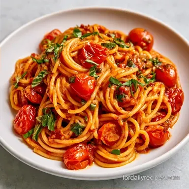 Fresh Tomato Basil Pasta for 4 Servings