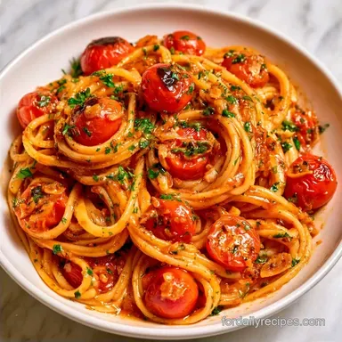 Fresh Tomato Pasta with Cherry Tomatoes