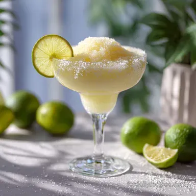 Frozen Margarita Recipe: Frosty & Citrusy Recipe Card