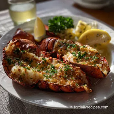 New Years Eve Dinner Idea with Garlic Butter Lobster
