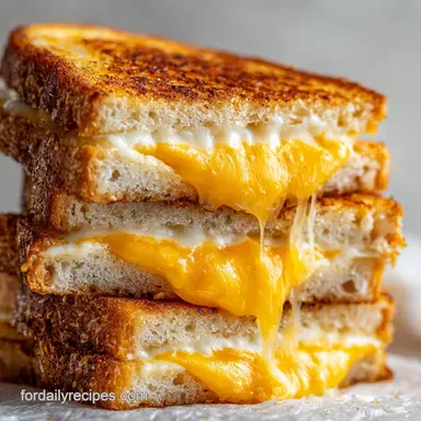 Grilled Cheese Sandwich in 13 Minutes Recipe Card