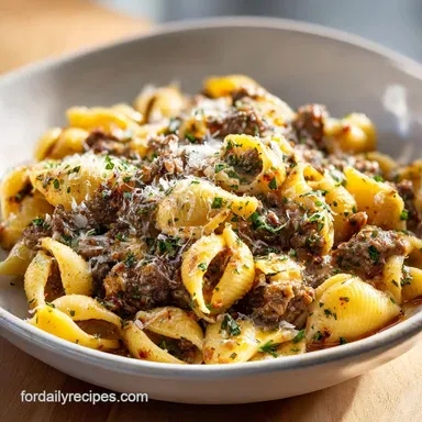 Ground Beef Pasta in 30 Minutes