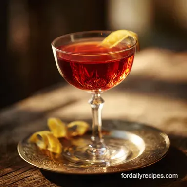 Hanky Panky Cocktail: Ada Colemans Savoy Classic Recipe Recipe Card