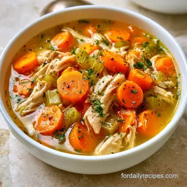 Healthy Homemade Chicken Soup for 6