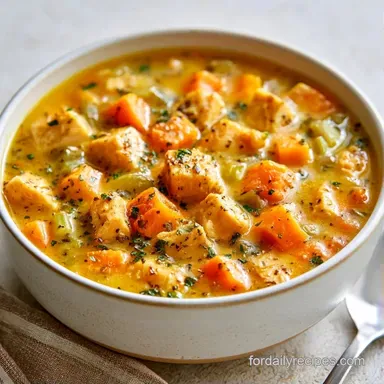 Healthy Lemon Chicken Soup in 30 Minutes Recipe Card