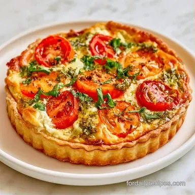Heirloom Tomato Tart with Ricotta Recipe Card